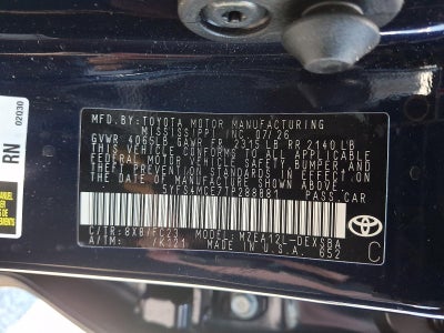 2026 Toyota Corolla SE