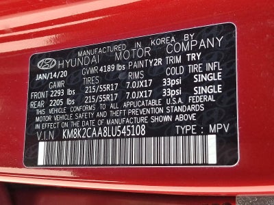 2020 Hyundai KONA SEL