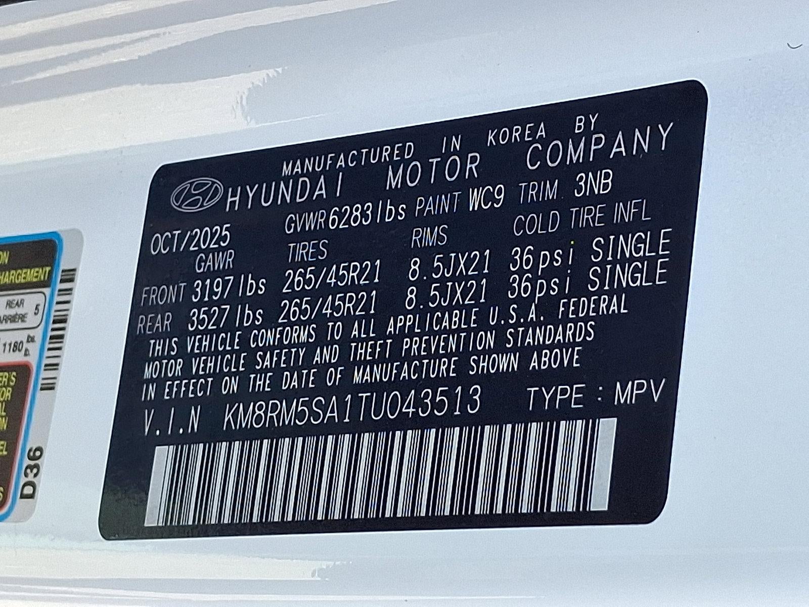 2026 Hyundai Palisade Hybrid Calligraphy