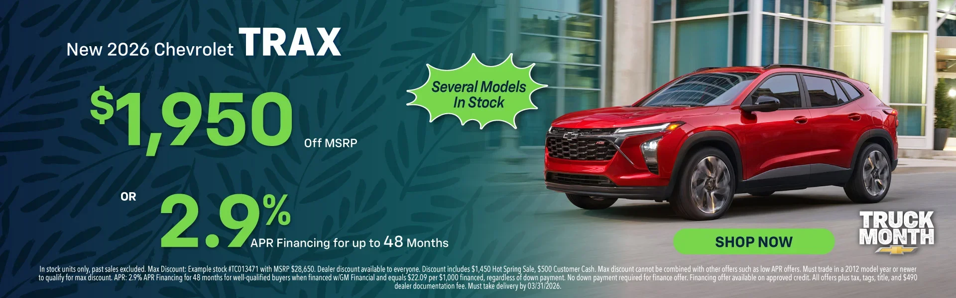 New 2026 Chevrolet Trax