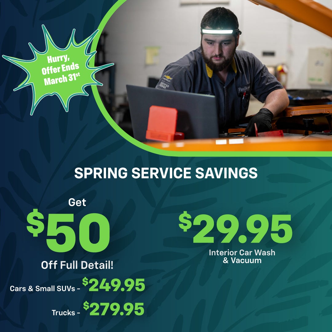 Spring Service Savings