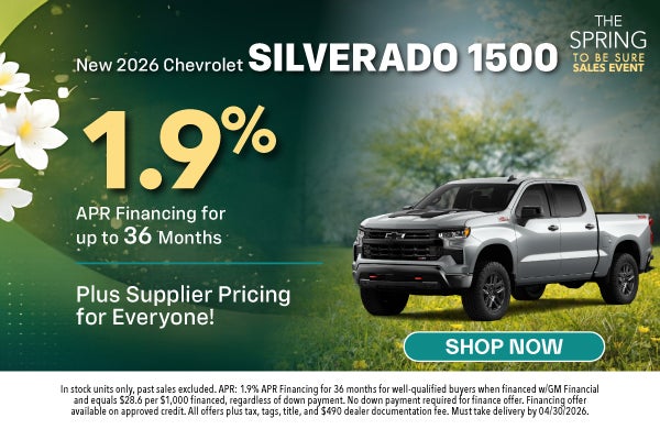 New 2026 Chevrolet Silverado 1500