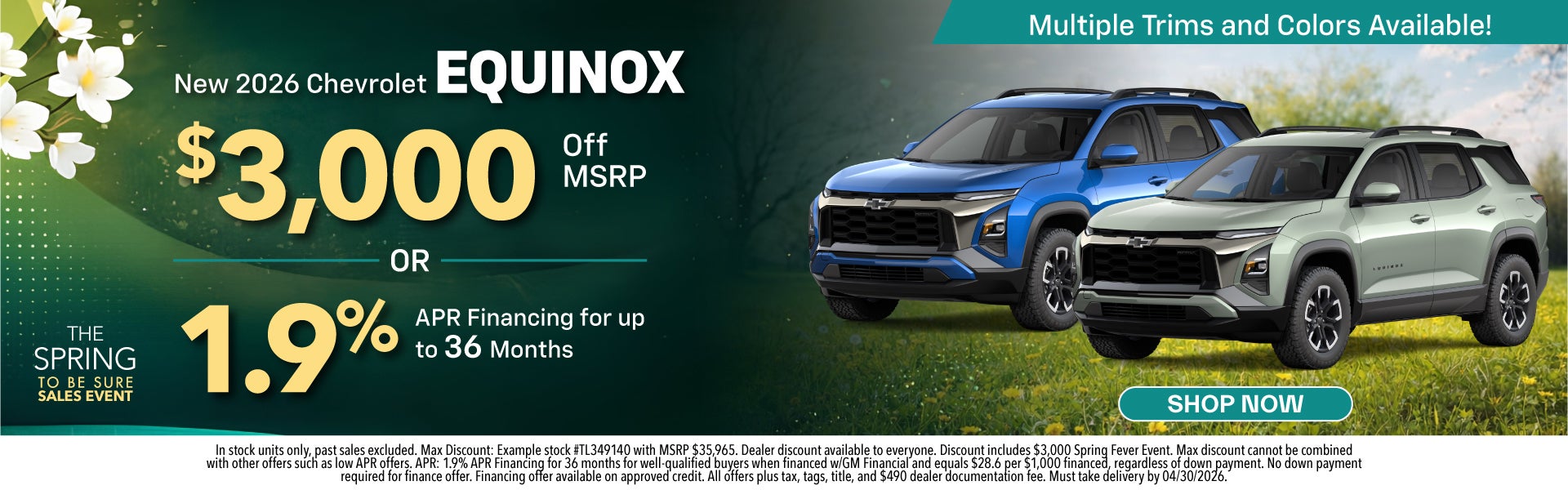 New 2026 Chevrolet Equinox