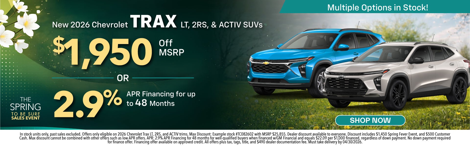 New 2026 Chevrolet Trax