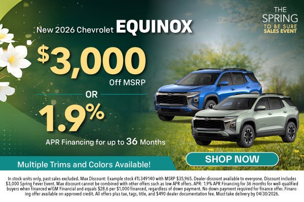 New 2026 Chevrolet Equinox