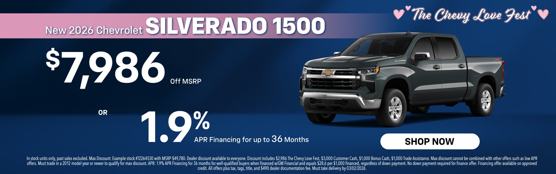 New 2026 Chevrolet Silverado 1500