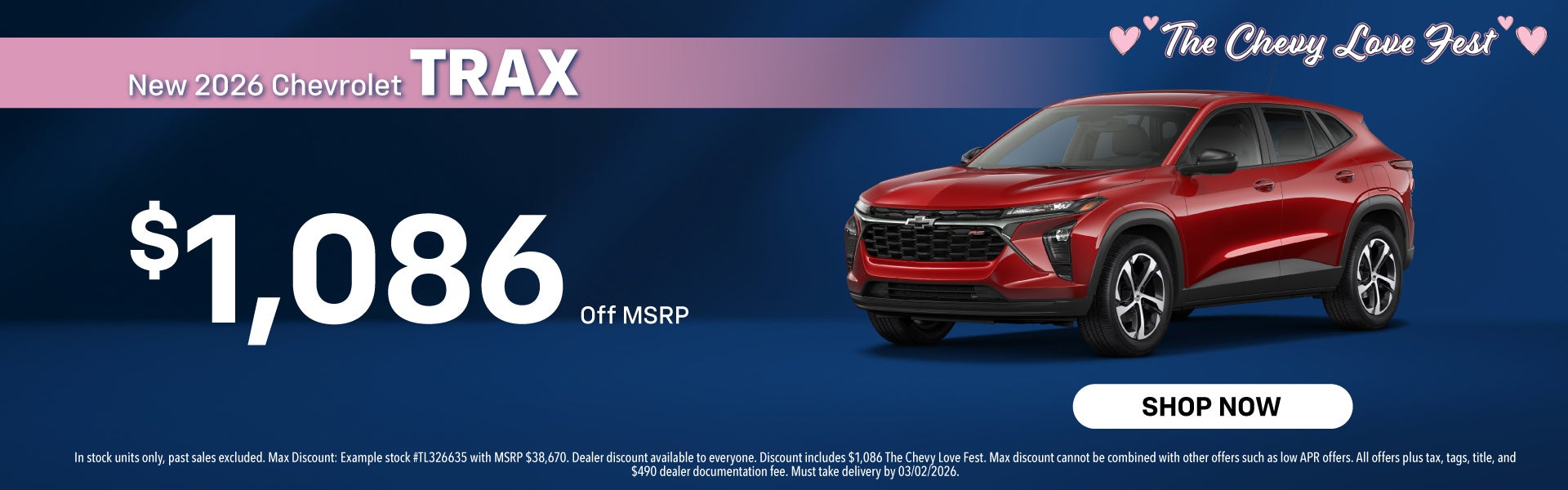 New 2026 Chevrolet Trax