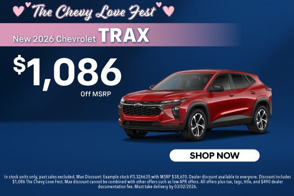 New 2026 Chevrolet Trax