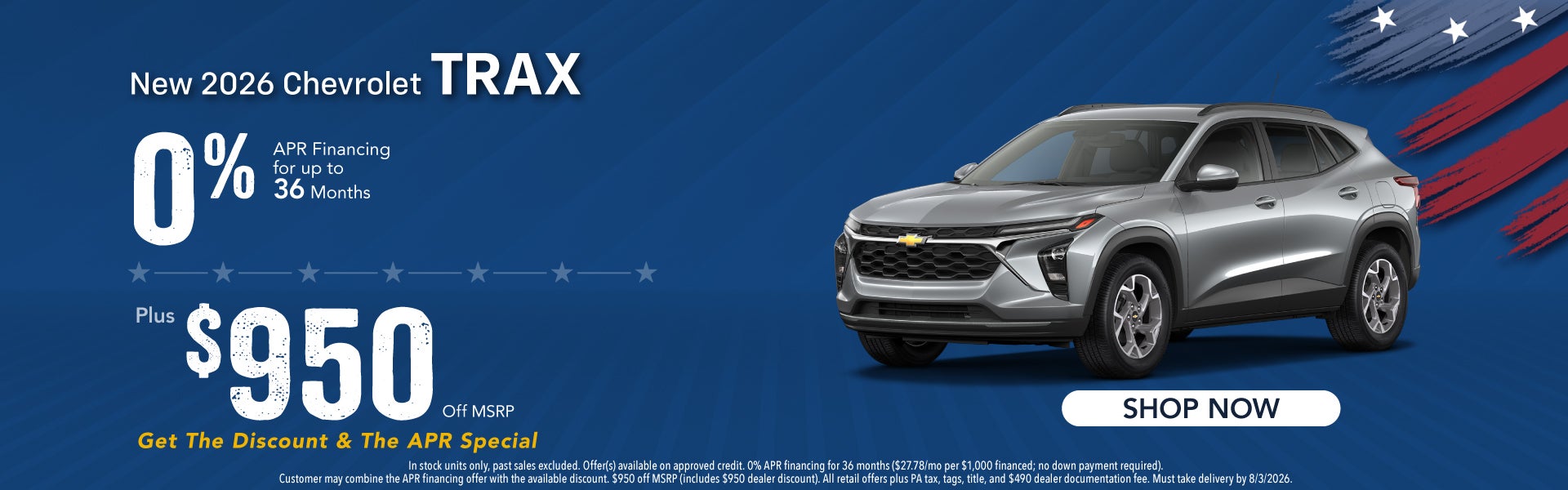 New 2026 Chevrolet Trax