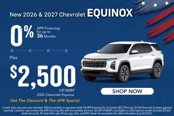 New 2026 & 2027 Chevrolet Equinox