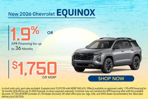 New 2026 Chevrolet Equinox
