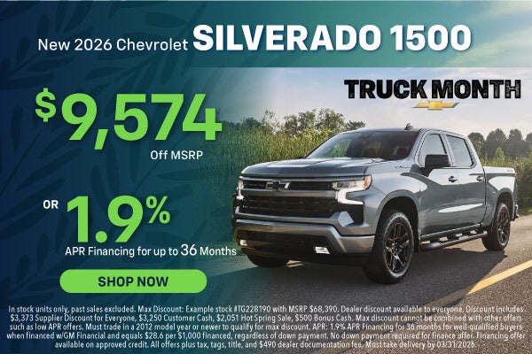 New 2026 Chevrolet Silverado 1500