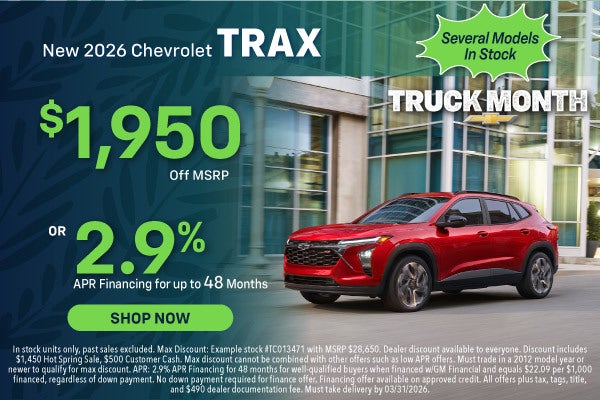 New 2026 Chevrolet Trax