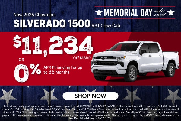 New 2026 Chevrolet Silverado 1500