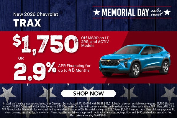 New 2026 Chevrolet Trax